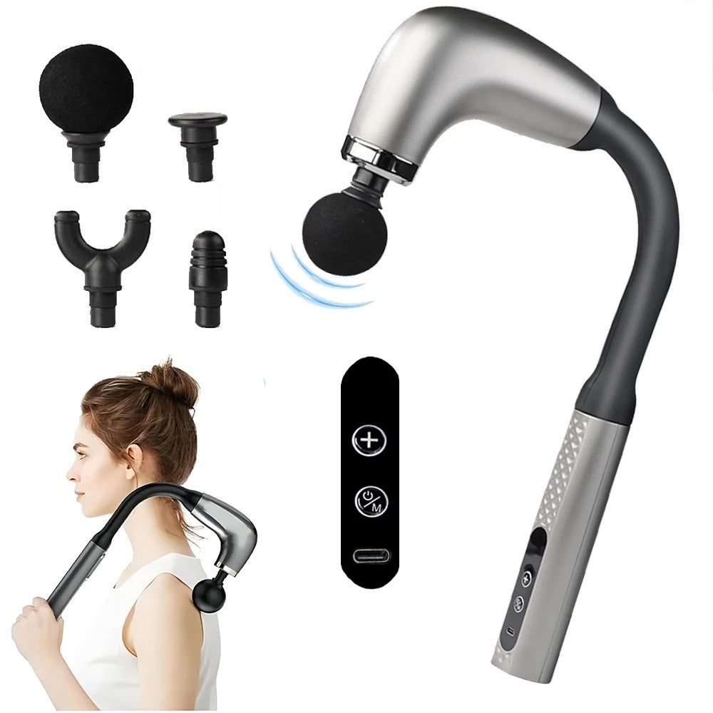 Smart Fascia Gun Electric Massager Massage Hammer Electric Fascia Gun Home Handheld Hammer Back Artifact